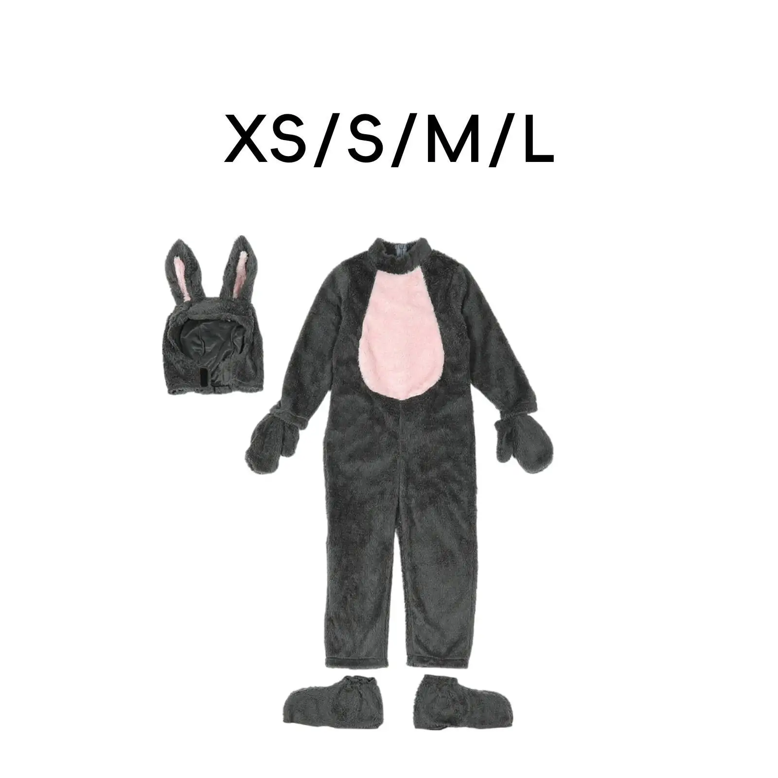 زي الهالوين الأرنب فستان بتصميم حالم لعب الأدوار على شكل حيوان للحفلات التنكرية وأداء المهرجانات كرنفال الأطفال