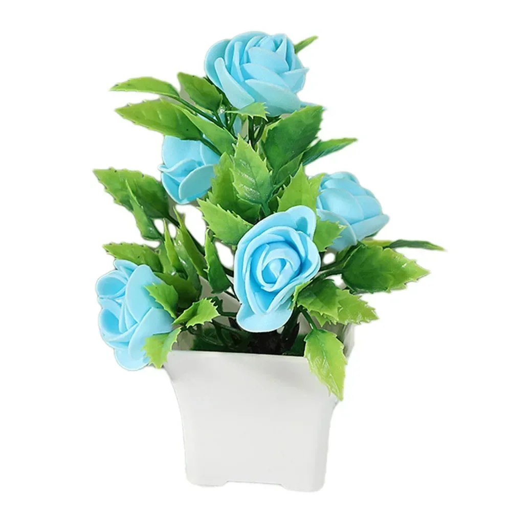 Home Decoration Artificial Flowers Wedding Bouquet Exquisite Workmanship Lifelike Appearance No Sunlight Required