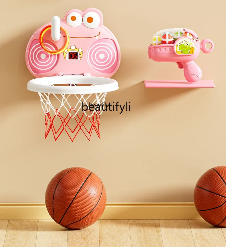 

Children's basketball hoop shooting rack home indoor silent toy baby sports boy