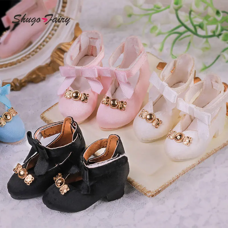 BJD Shoes 1/6 Multi-colored Fashion Low-heeled Shoes WX6-301 Doll Accessories Suitable for YOSD Body