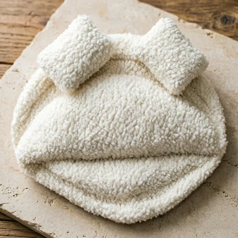 Multi-use Newborn Posing Mat Blanket Basket Bucket Basin Liner Pad Photography Prop For Infant Kids Indoor Studio Shooting Scene