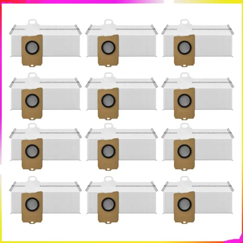M04K 12Pcs Dust Bags For Narwal 001 12Pcs Dust Bags For Narwal 001 Trash Dust Bags Replacement Spare Parts