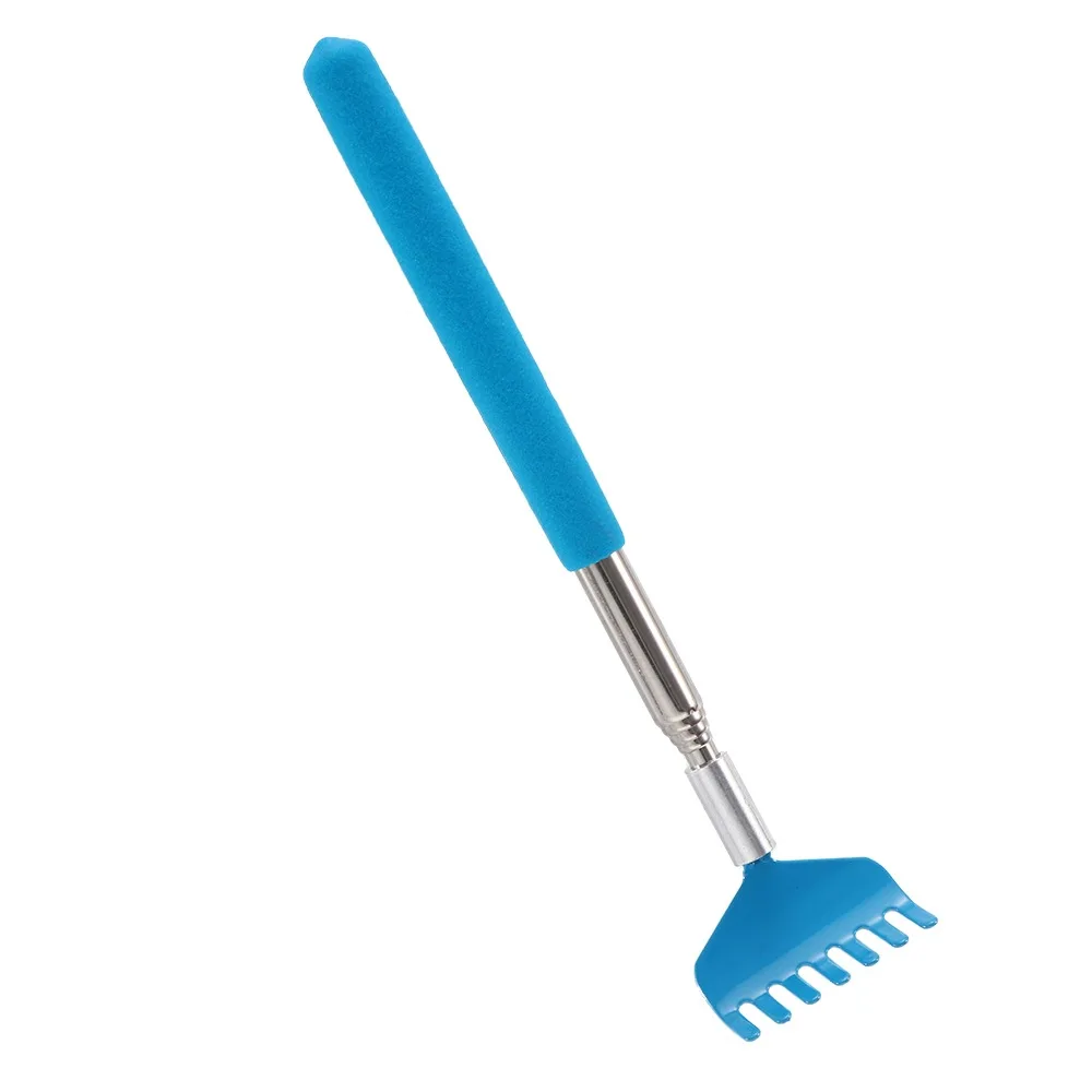 

For The Elderly Five-tooth Metal Telescopic Relieve itching Scratching Device Back Scratcher Itch Scratching Massage Tools