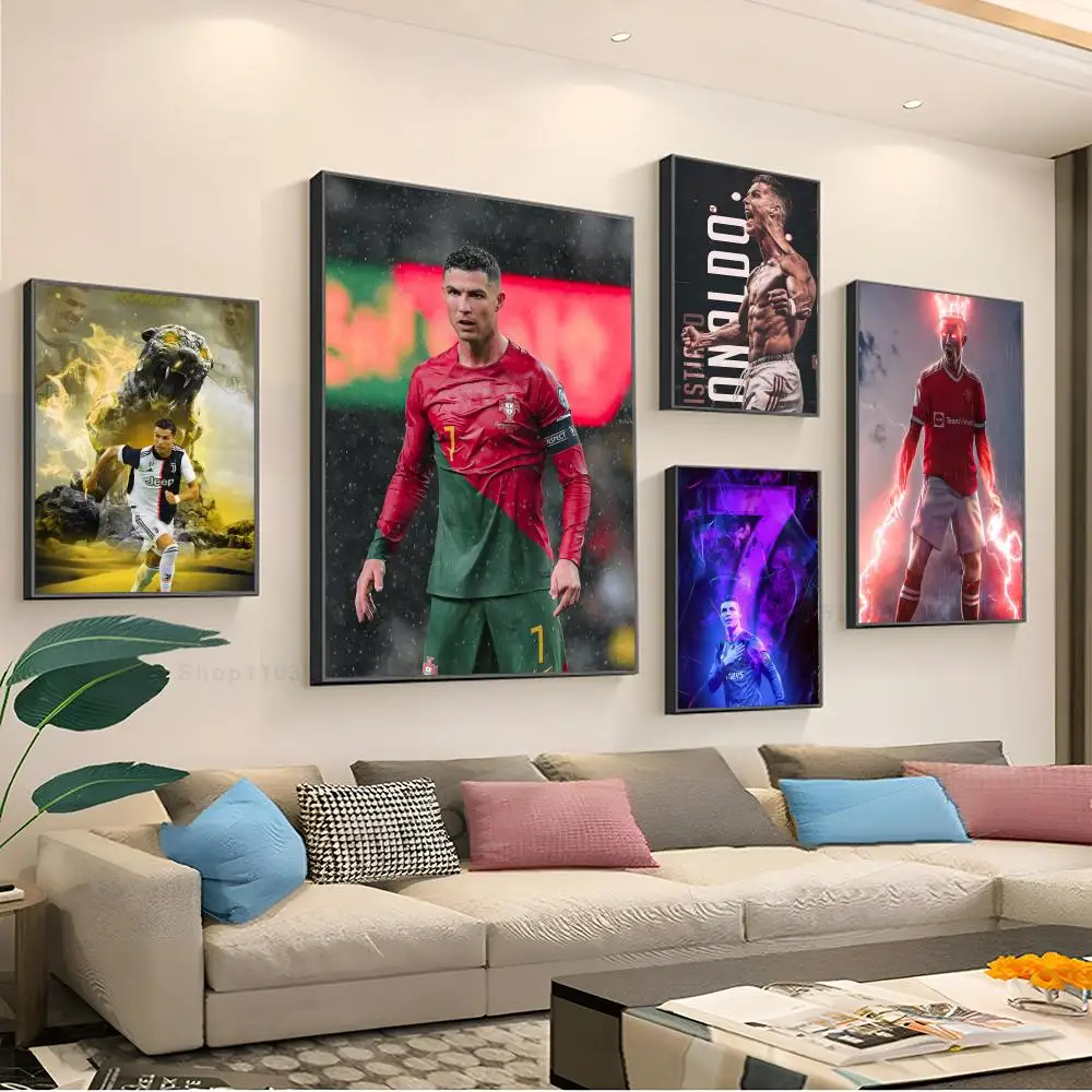 

Funny Football Poster Paper Print Home Living Room Bedroom Entrance Bar Restaurant Cafe Art Painting Decoration