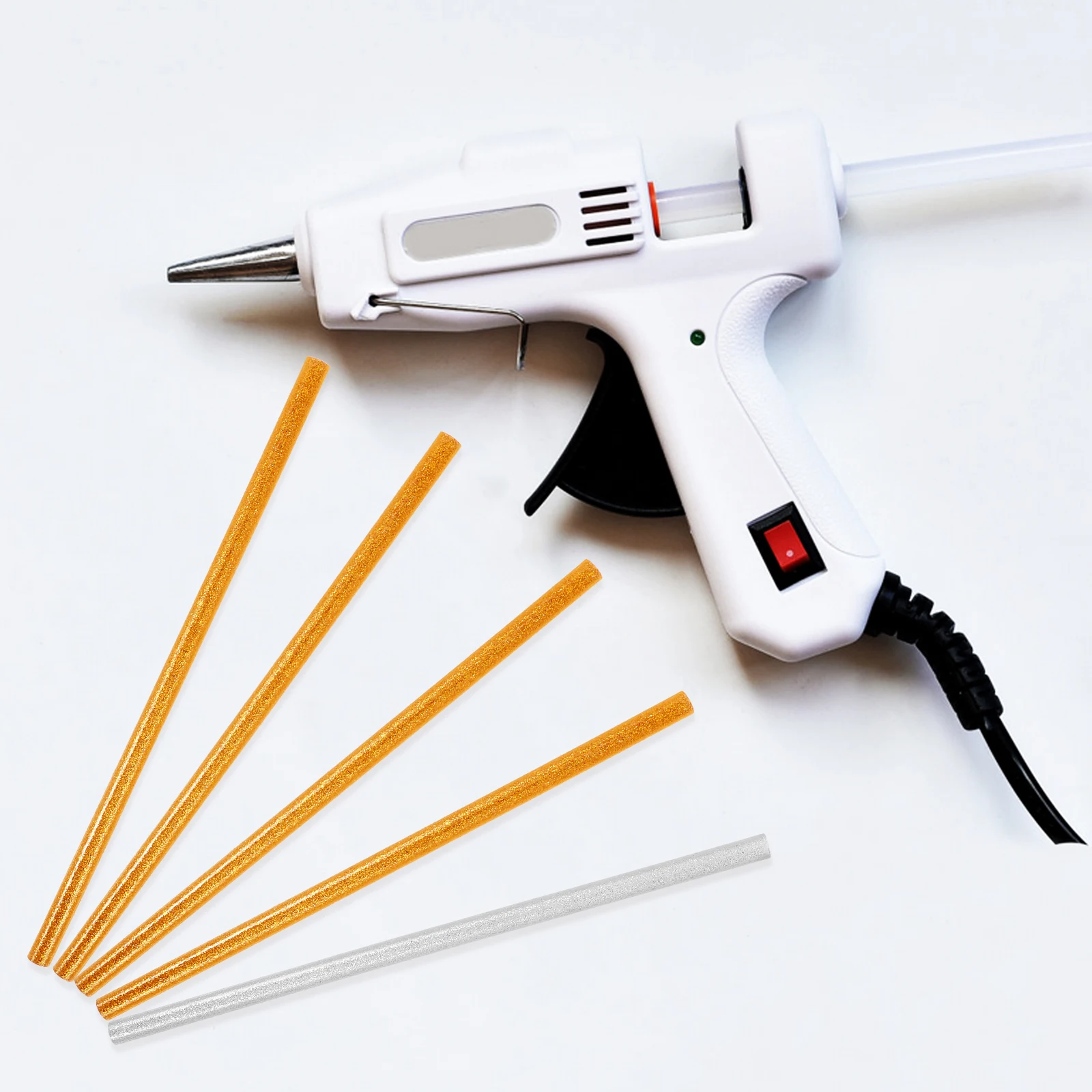 

20pcs Colorful Electric Hot Glue Sticks Large Melt Adhesive Rods For Diy Crafts Repair Home Decoration Crafting Tool