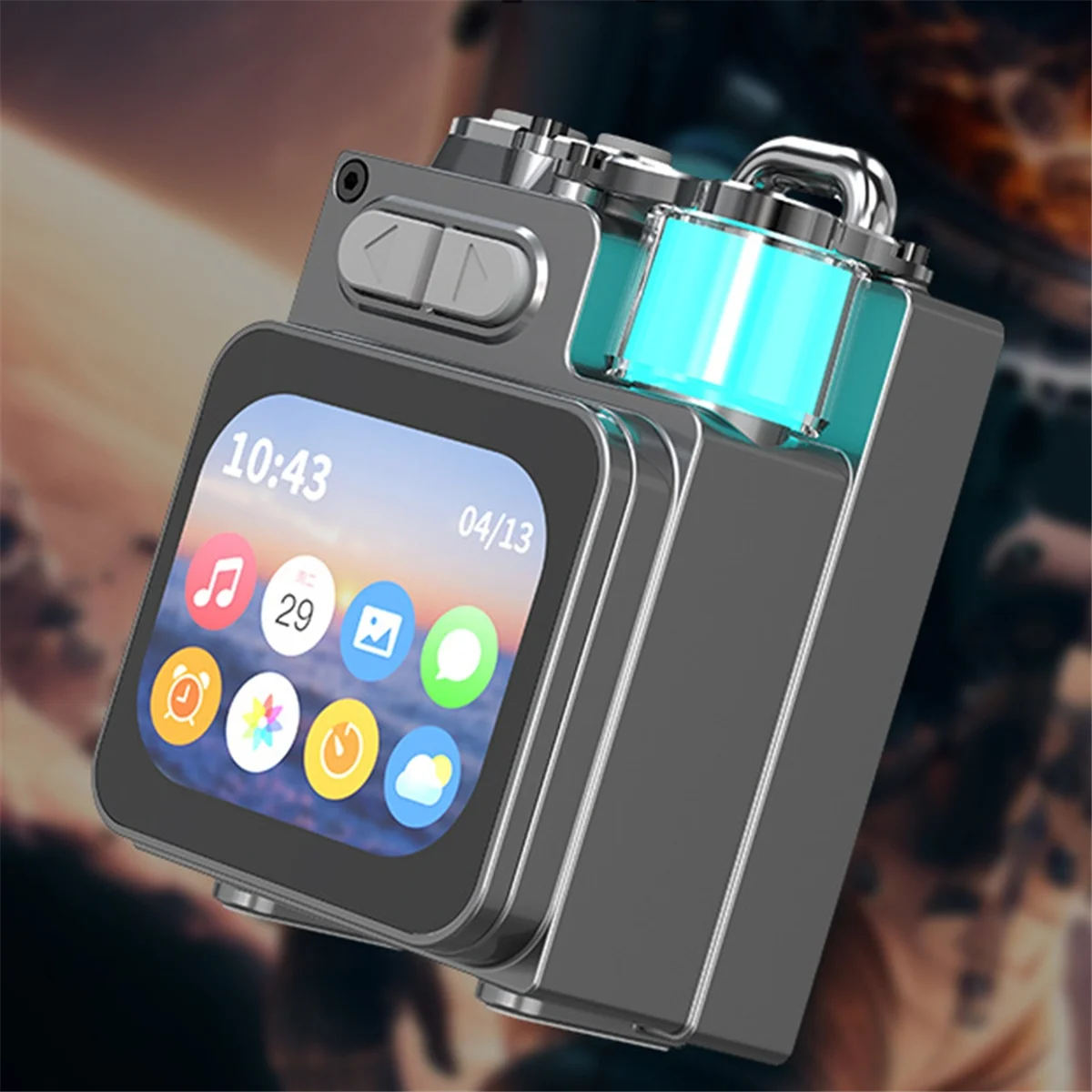 

【Эксклюзивная информация!】 Многофункциональный беспроводной Bluetooth-динамик с умным сенсорным экраном, уличная модель, портативный Bluetooth-динамик