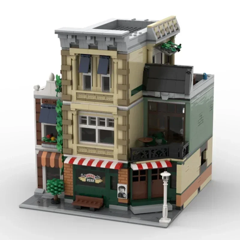 Moc Bouwstenen Street View Model Central Park Technische Bakstenen DIY Assemblage Constructie Speelgoed Voor Kinderen Vakantiecadeaus