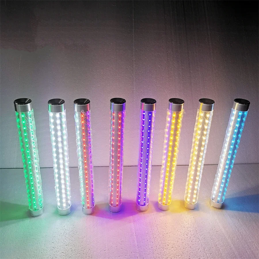 35CM Handheld LED Strobe Baton Light LED Glowing Sticks Flashing Glow Wands LED Strobe Stick For Nightclubs Party Bar KTV Decor