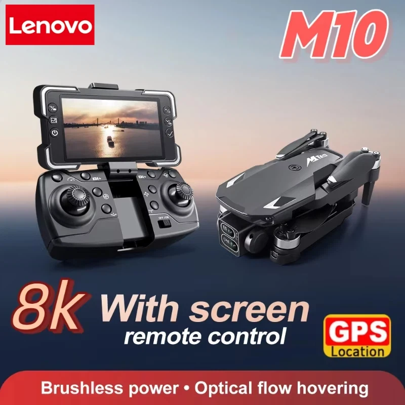 Lenovo M10 Drone 8K HD Aerial Dual Camera Photography Intelligent Obstacle Avoidance Brushless Power 5G WIFI GPS Return VR Drone
