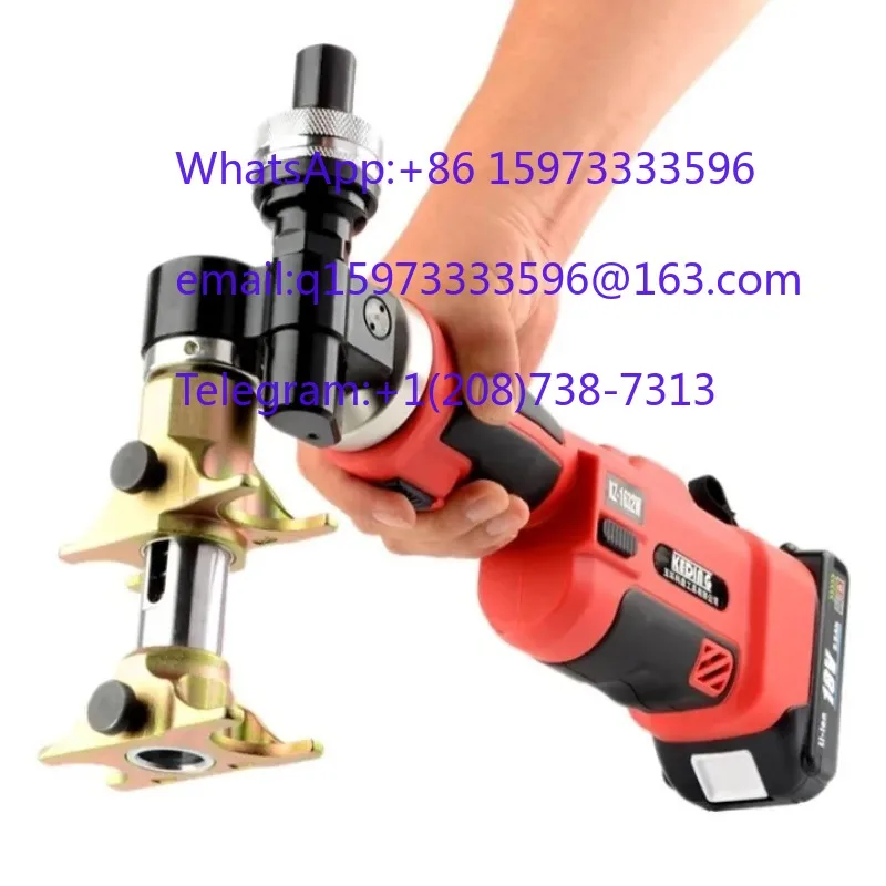 Multi-Functional Hydraulic Mini Axial Pressing Tool KZ-1632W Battery-Powered for PEX Multi-Layer Pipe Expanding & Connection