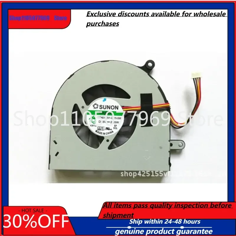 Ventilador de refrigeración para ordenador portátil, disipador de calor para CPU, repuesto del sistema de refrigeración para Lenovo Ideapad G400 G500 G510 G405 G505 G410 G490