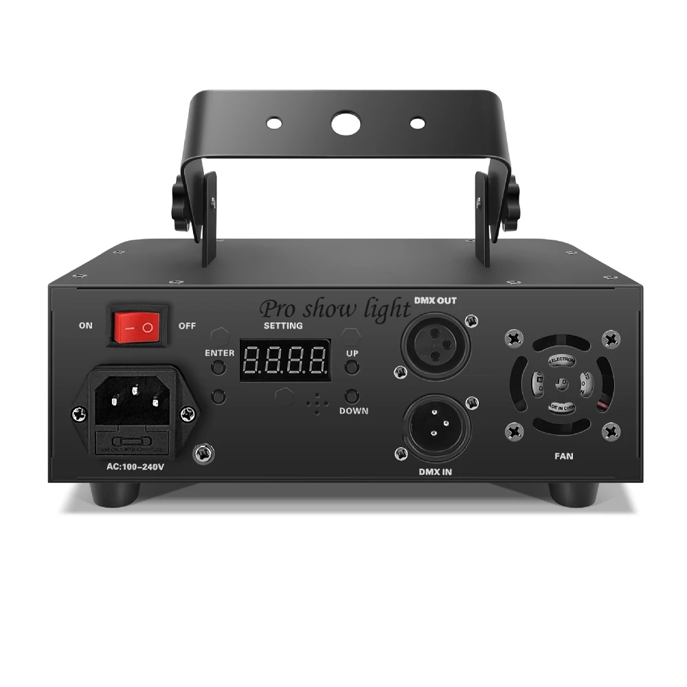 RGB Animation Laser Light DMX 550MW Beam Scanner Laser Light Projector 3D Lazer Light for DJ Disco Bar Club Party Wedding Shows