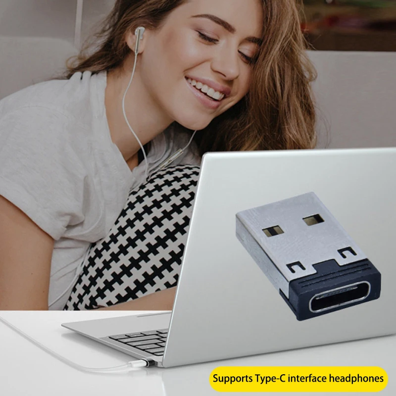 Cltgxdd USB-A-auf-Typ-C3.1-Buchsenadapter, integrierte PCB-Formgebung, Mini-Konverter, schnelles Laden, Datensynchronisierung für Handys, Laptops und PCs – Detail 8