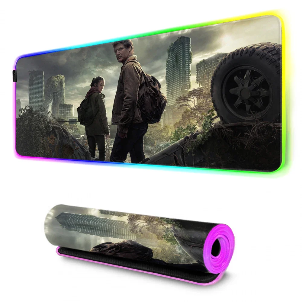 Last Of Us Large Mouse Mat Gaming Mousepad Big Gamer Mousepads Nonslip Rubber Keyboard Table Mats Desk Pad RGB Mouse Pads XXL