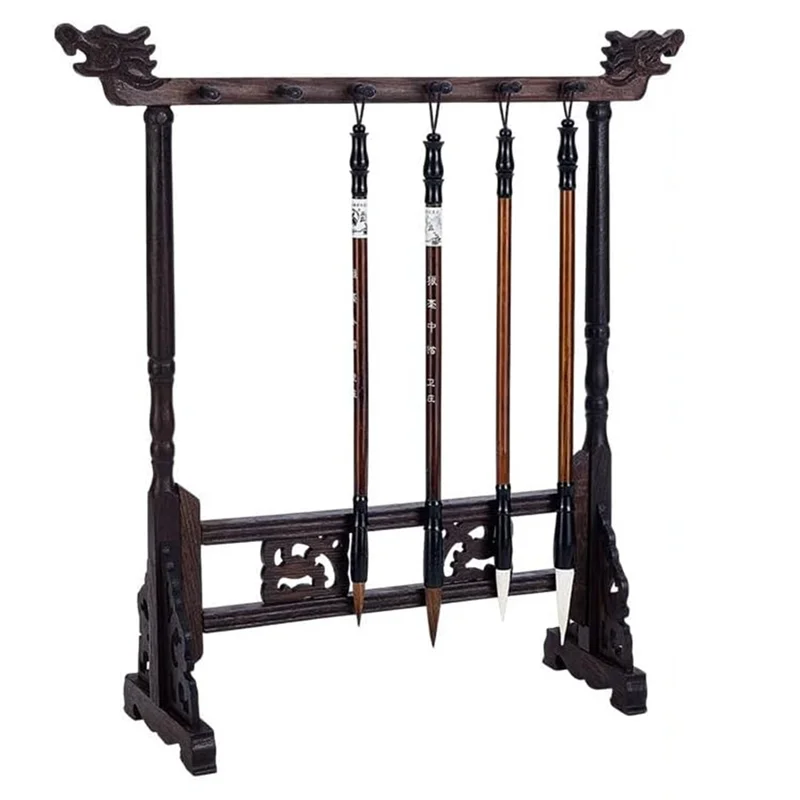 

A66F-15 шт., набор кистей для китайской каллиграфии для акварельного искусства с свернутым держателем для кистей, лоток, контейнеры, ткань для письма с водой