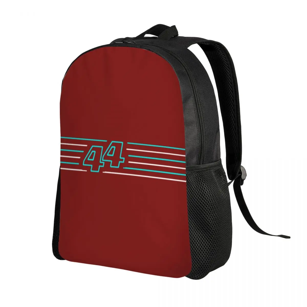 Custom The Lewis Motorsport Laptop Backpack Women Men Casual Bookbag for College School Students 44 Number Car Racing Bags