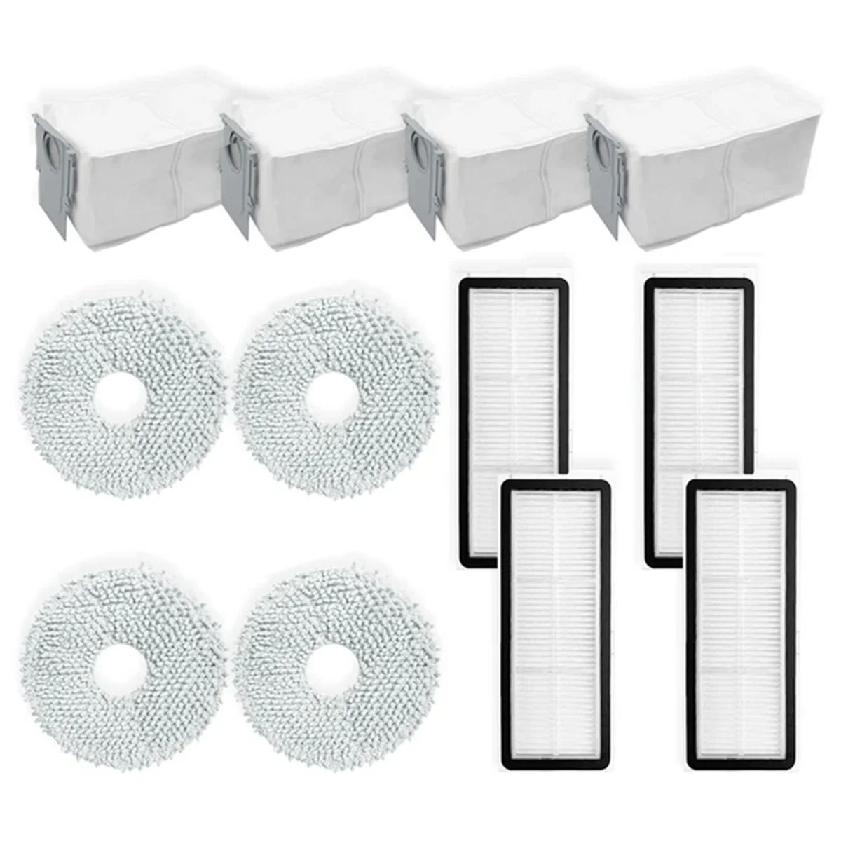 Pièces de rechange pour aspirateur Robot Qrevo Curv / P20 Pro, filtre Hepa, sac à poussière en tissu, accessoires, nouveau