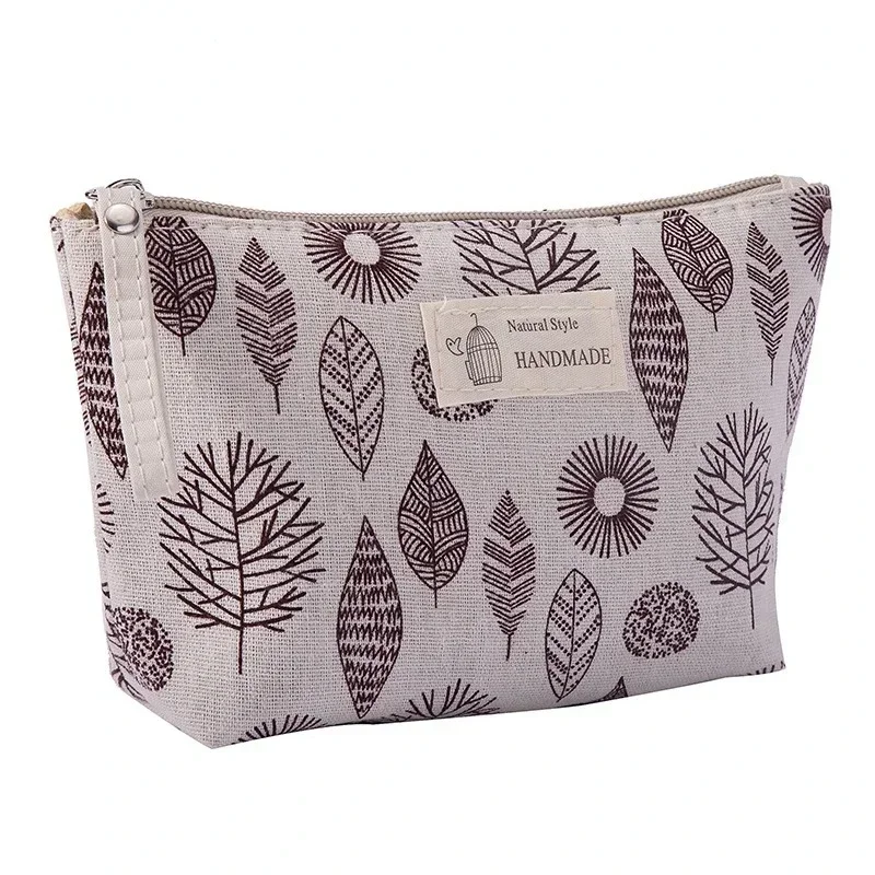 

New Women Travel Cosmetic Bag Canvas Portable Zipper Makeup Bags Female Purses Pencil Case Toiletries Storage Wash Bag Hot