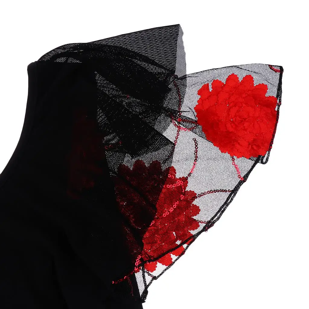 Flamenco Dance Tops Elegant Slim Fit Ballroom Dance Clothes for Competition and Standard Lessons