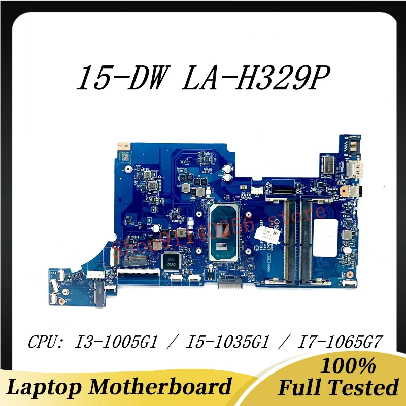 Placa base de ordenador portátil HP 15-DW, L86465-601 de L86466-601, L86470-601, LA-H329P, I3-1005G1, CPU 100% probado, I5-1035G1