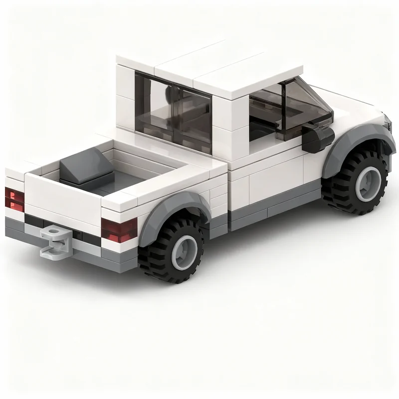 125pcs MOC Pickup Chassis Detail City Model Building Blocks Christmas Gift Construction Toy Craft 3D Creative Assemble Birthday