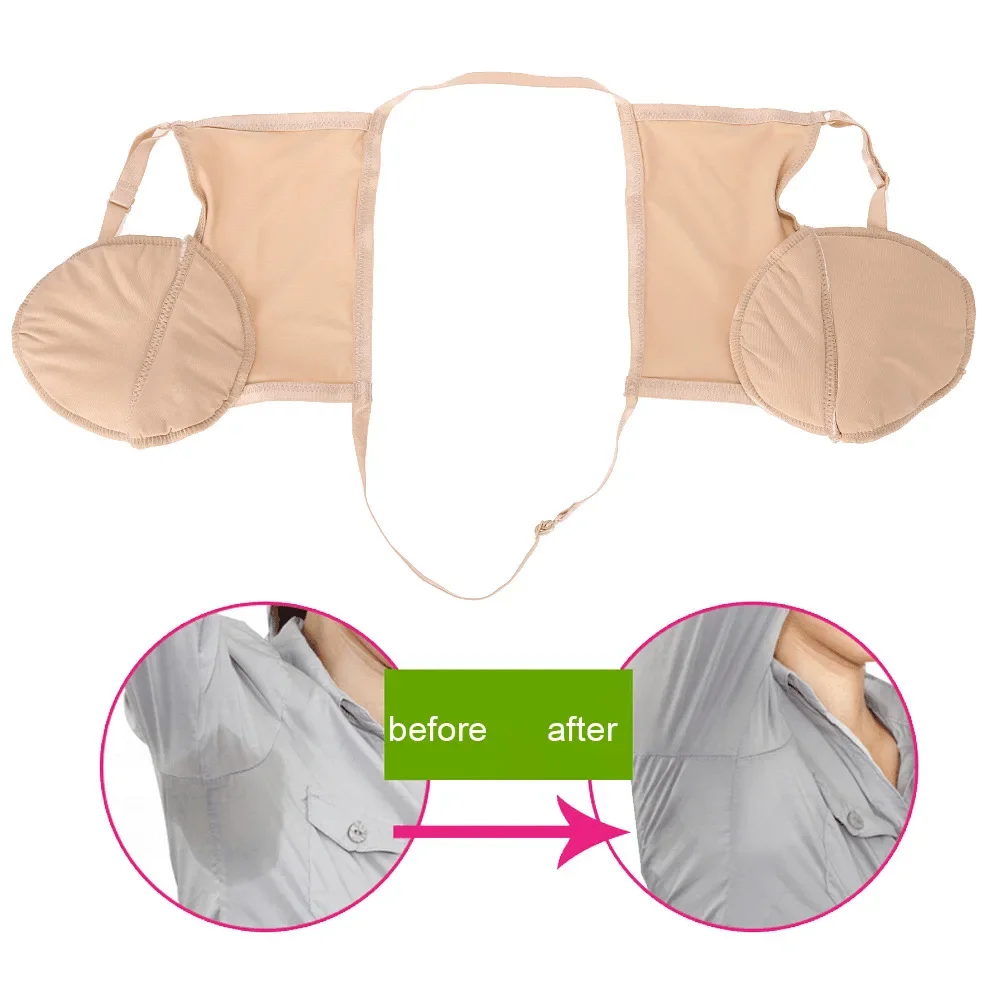 

Woman Bras Underarm Sweatpad Set Washable Repeatedly Summer Breathable Avoid Embarrassment Invisible Sweat Absorbing Underwear