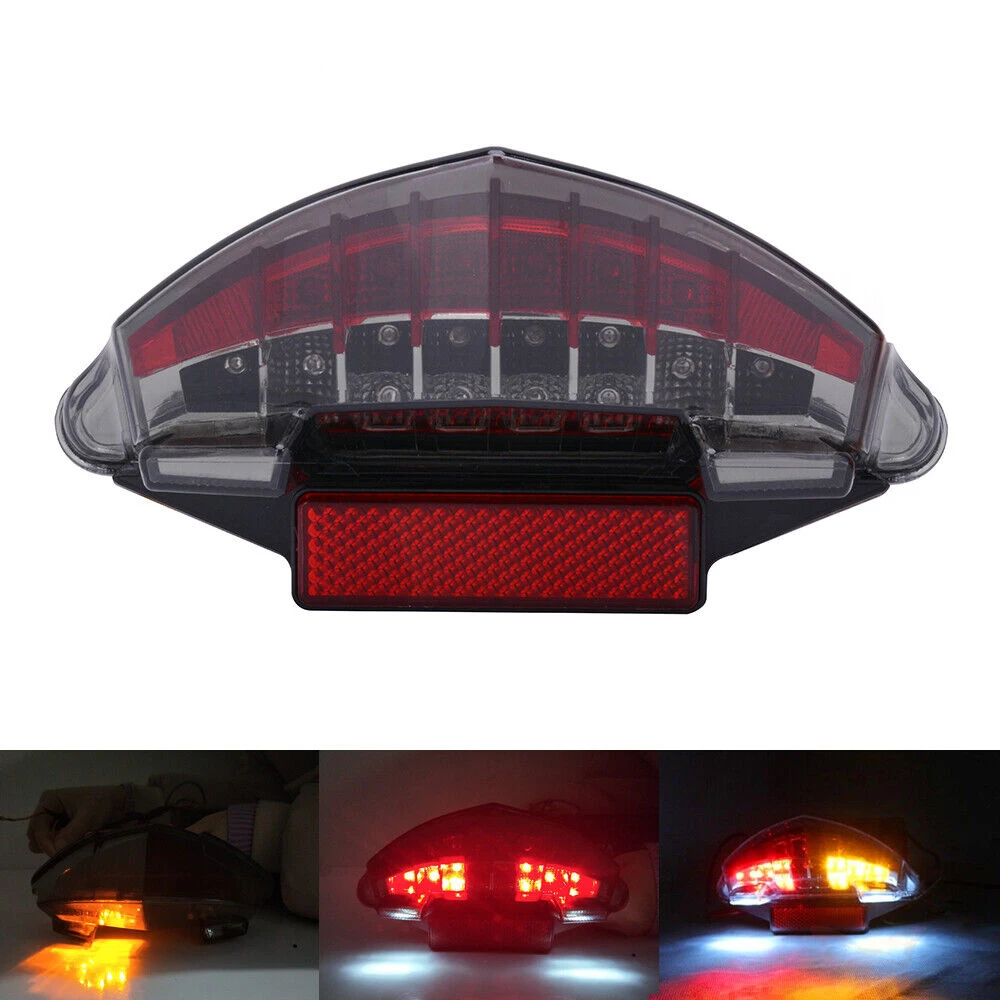 

Rear LED Stop Taillight For BMW F650GS F800ST F800GT R1200GS R1200 R 1200 GS Integrated 12V Tail Light Turn Signal Blinker Lamp