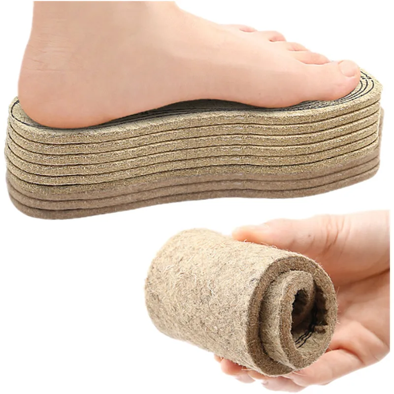 

Фетровые стельки для обуви для мужчин и женщин, теплые амортизирующие стельки, подушечки для обуви для занятий спортом на открытом воздухе, работы, бега, унисекс, боль в ногах ﻿