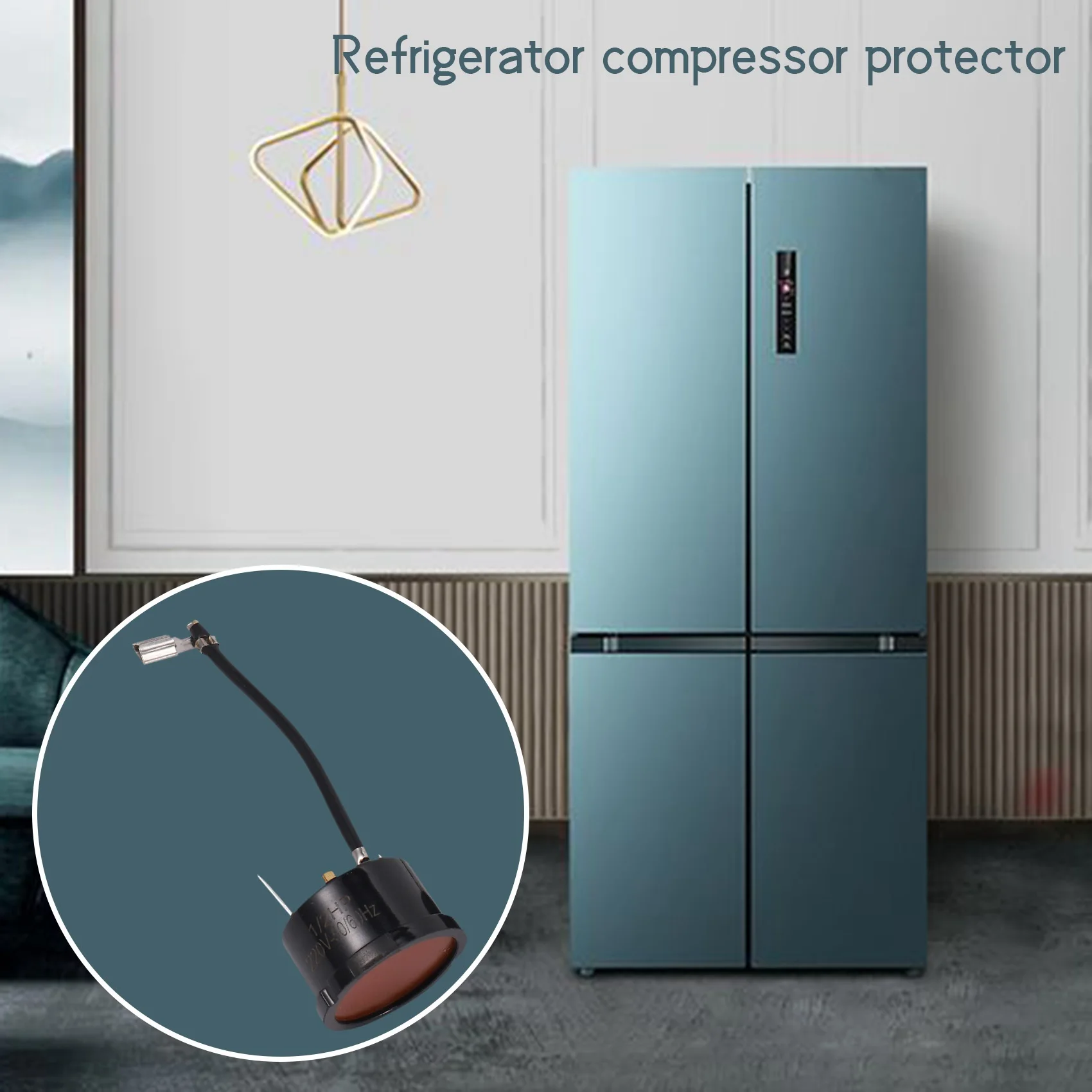 A76I-Refrigerator Thermal Overload Protector Compressor Replacement Part For Mini Refrigerator, Wine Center