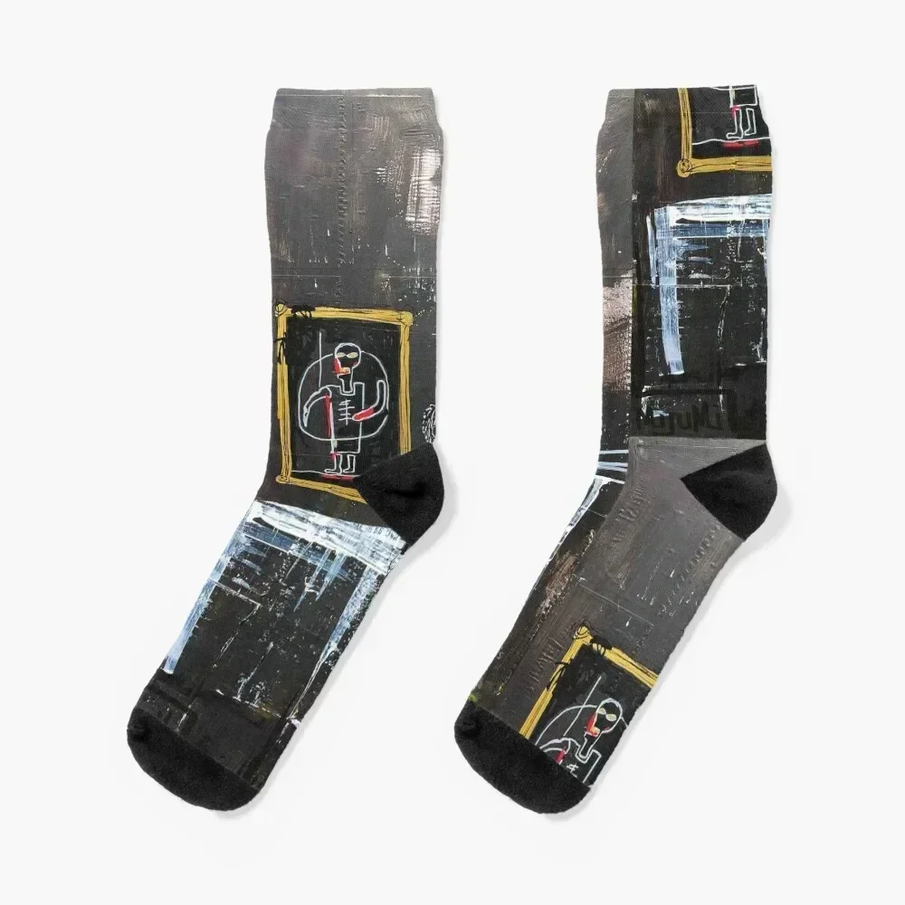 

Lenny and Jean Socks retro christmas stocking Designer Man Socks Women's