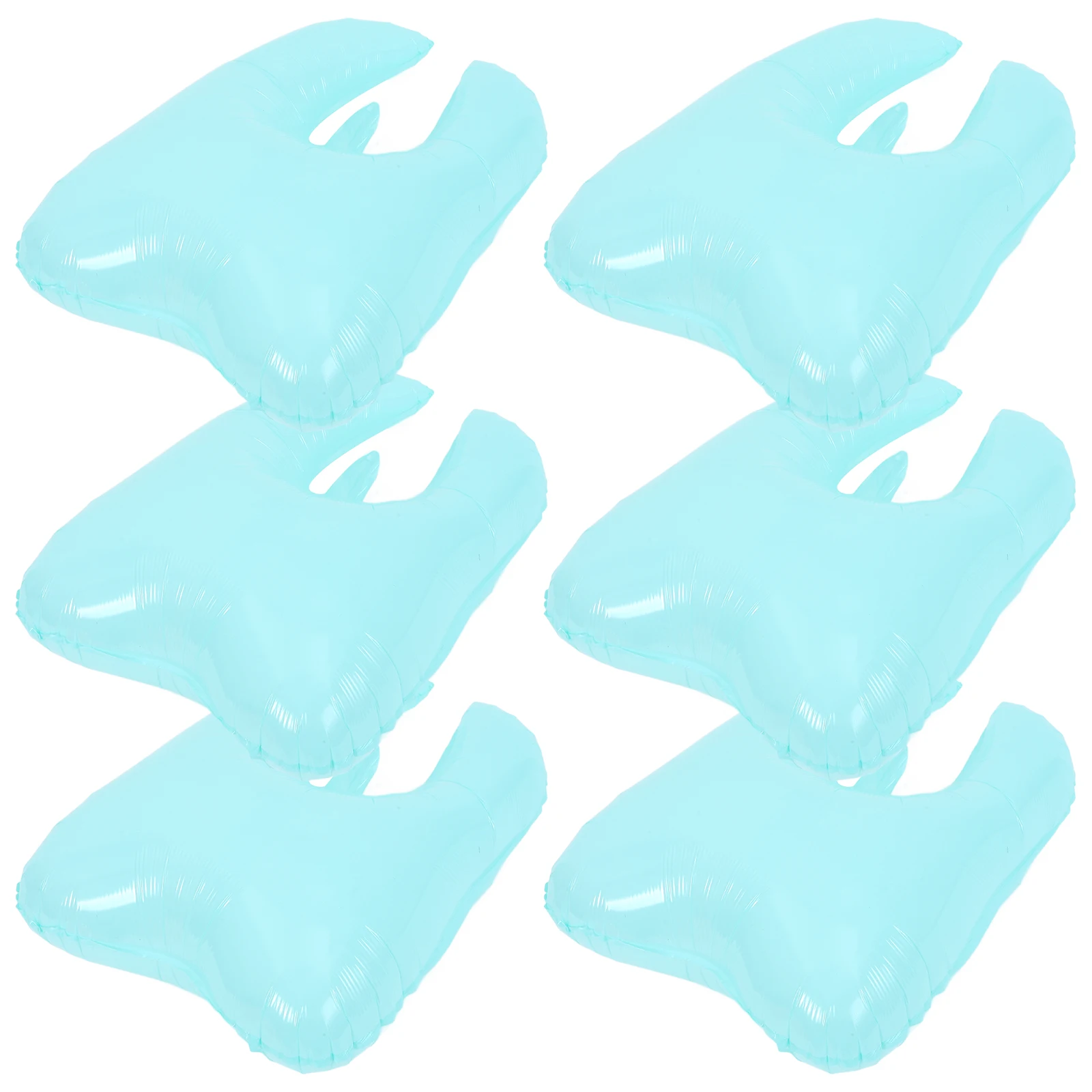 

6 Pcs Tooth Balloon Birthday Party Decoration Foil Balloons Decorations Big for Baby Shower Kit