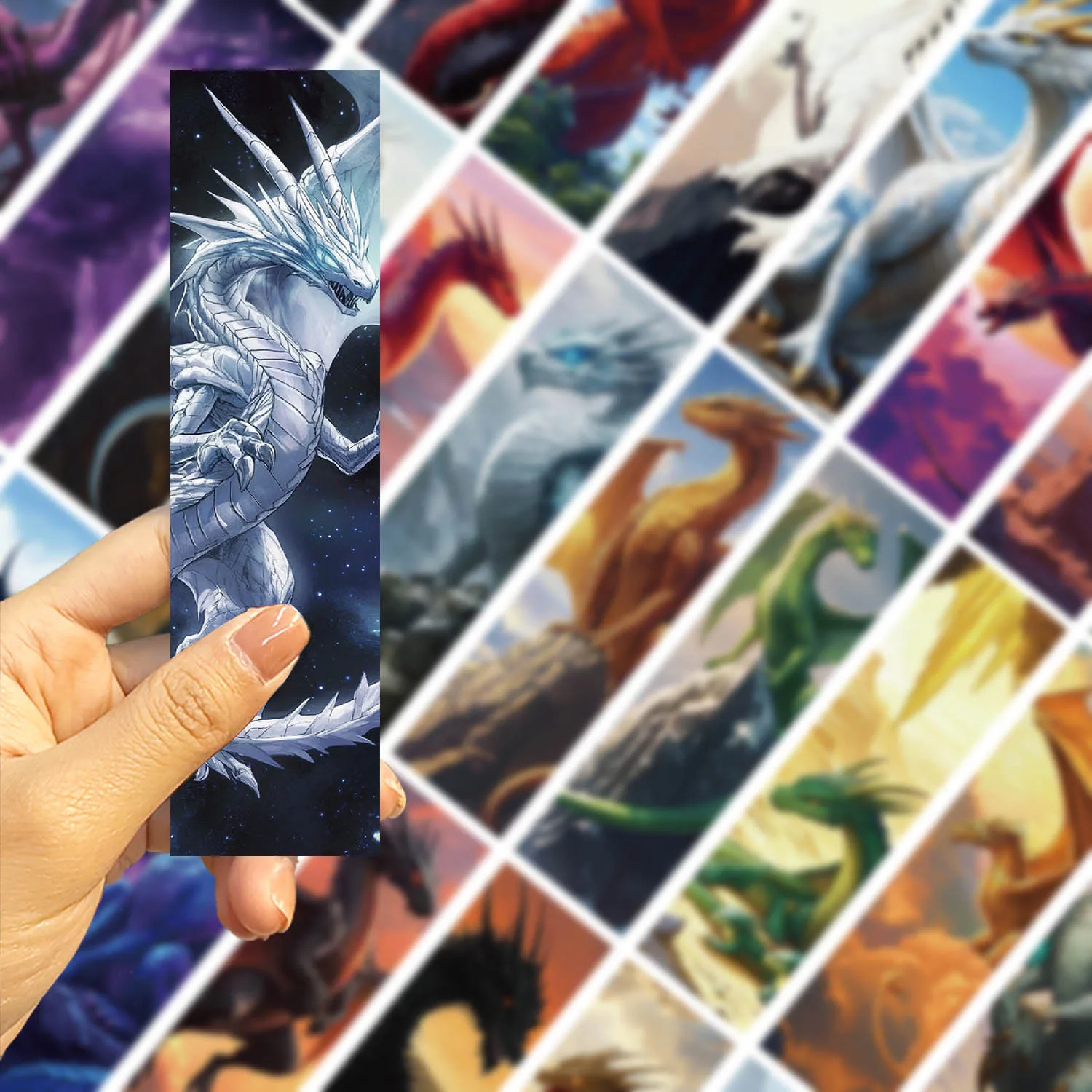 30Pcs Cool Dragon Wing Bookmarks Vibrant Durable Page Markers for Readers & Educators Label Bookmark