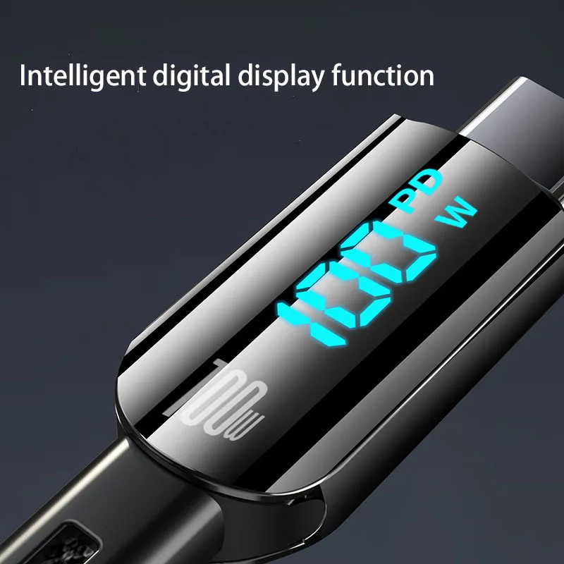 

Digital data cable PD30W fast charging suitable for Type-C 100W Huawei