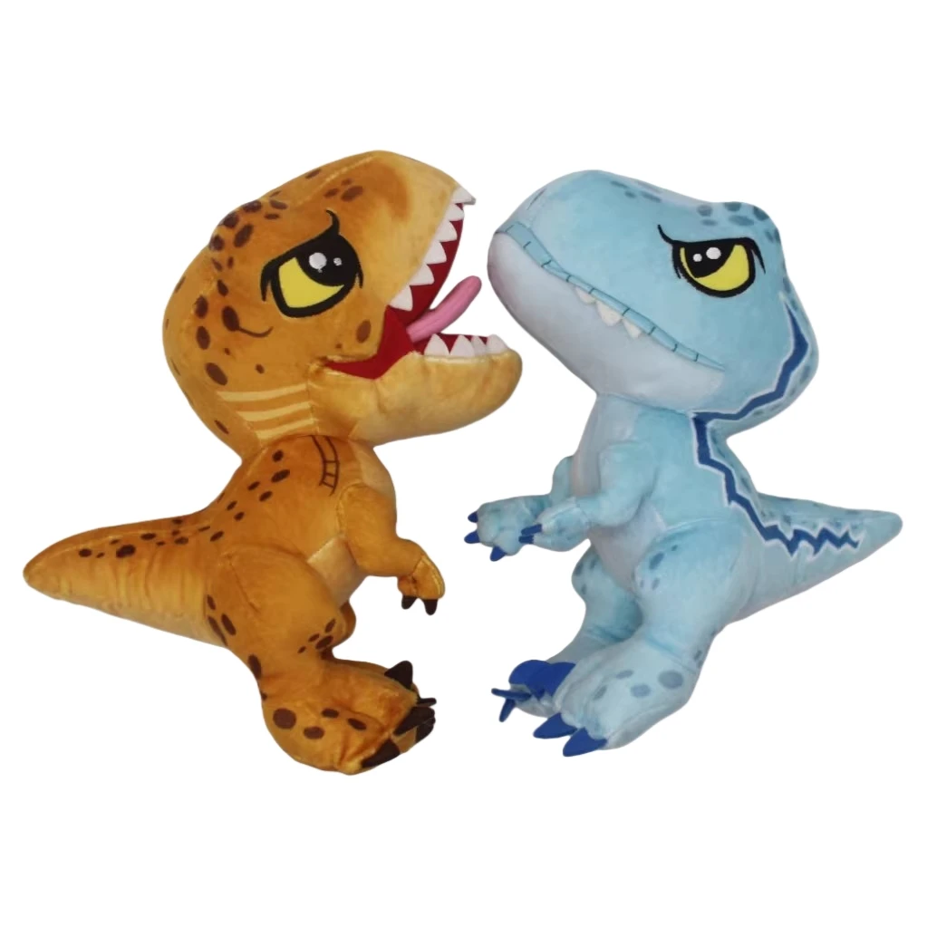 1PIECE Jurassic Dinosaur Tyrannosaurus Velociraptor Plush Toys for Kids Creative Dinosaurs Interactive Toy Boy Gifts