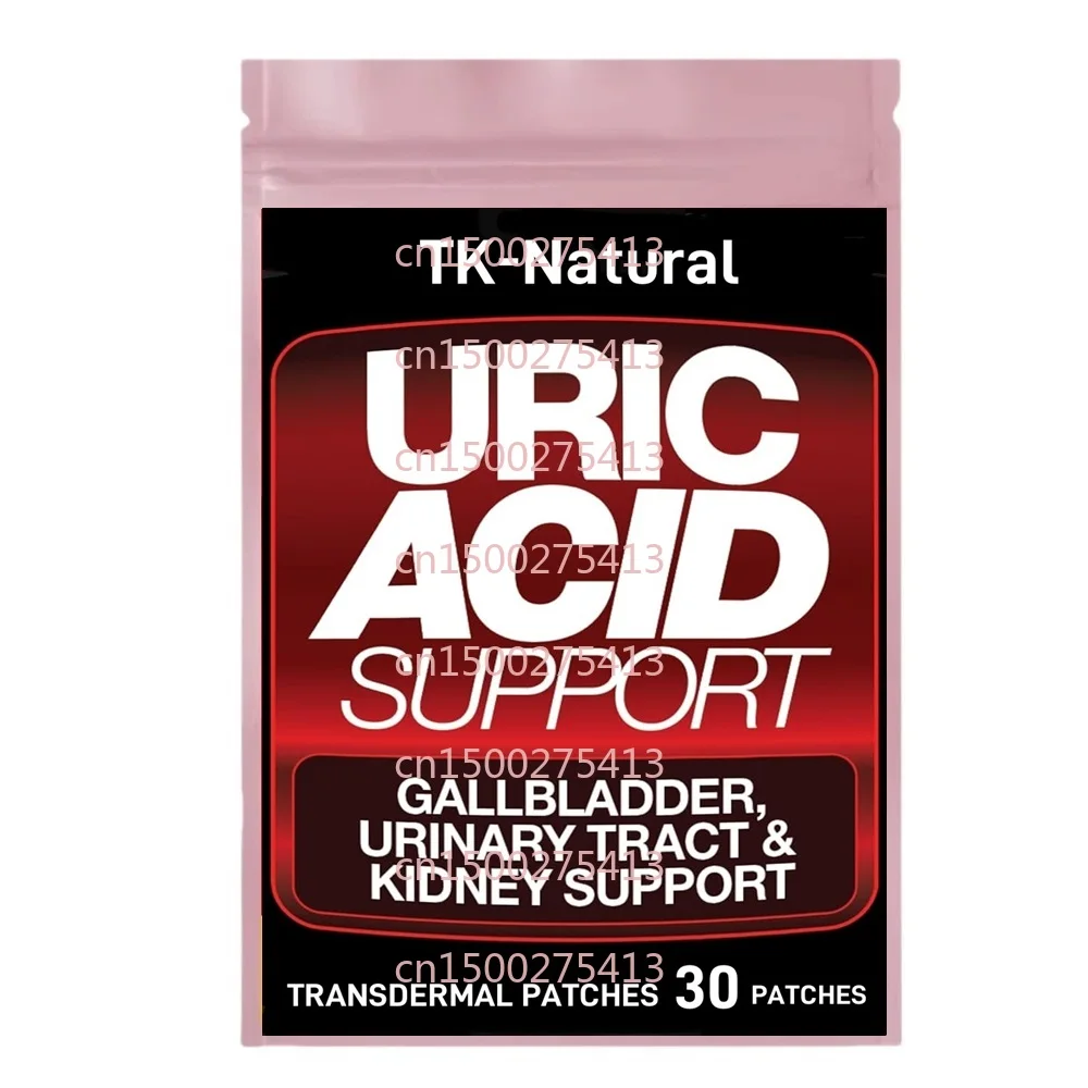 

30 Patches Uric Acid Transdermal Patches - Supports Kidney Cleanse Detox & Repair, Gallbladder & Urinary Tract Issues