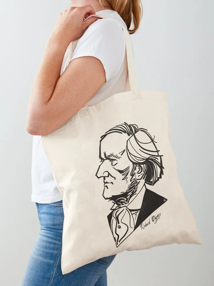 

Richard Wagner Tote Bag reusable shopping bag shopping bags foldable tote bags men bag for beach