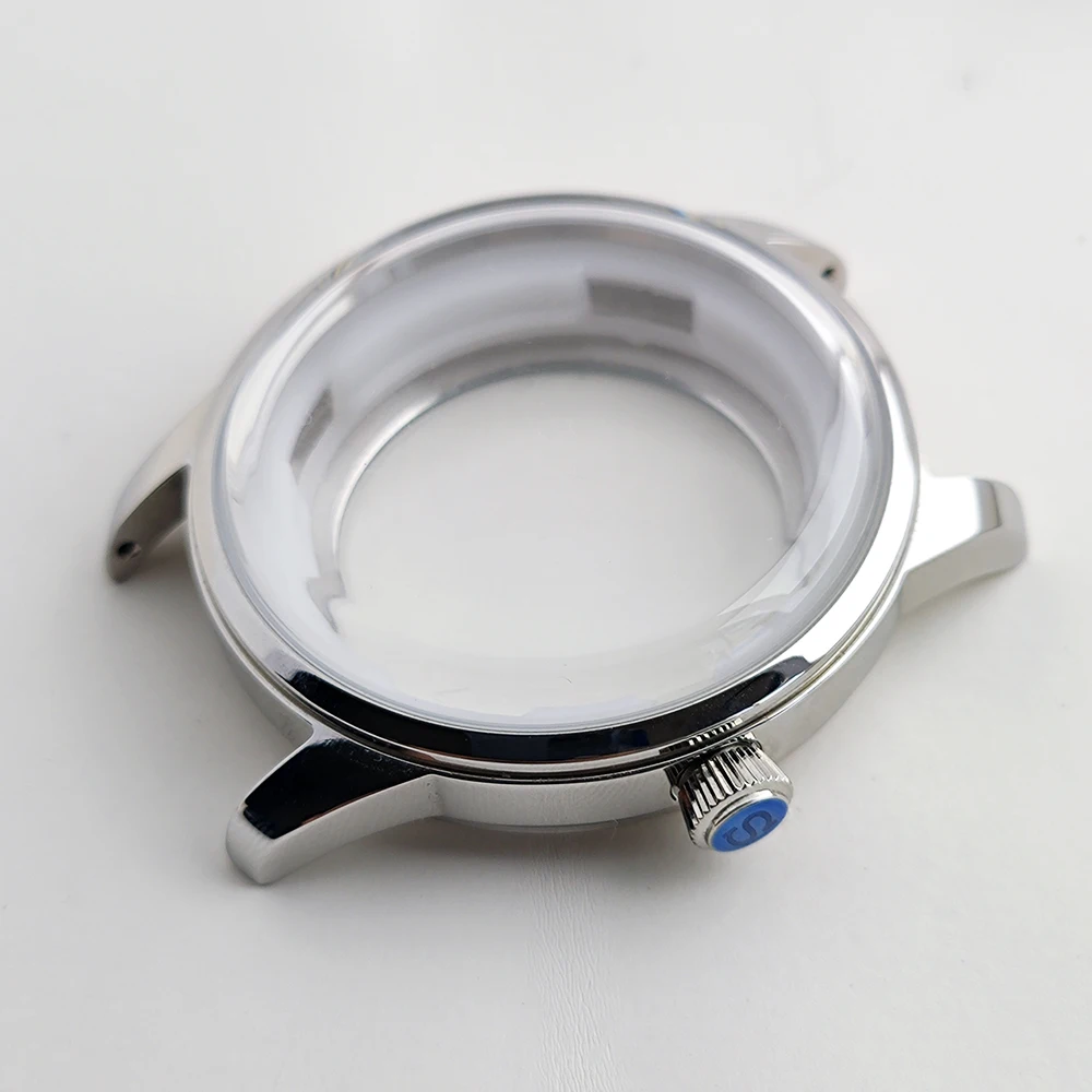 33mm/40mm NH35 Watch Case Arched Glass Cocktail Time Presage Case Fit NH35 Movement Mechanical Watches Replacement Parts