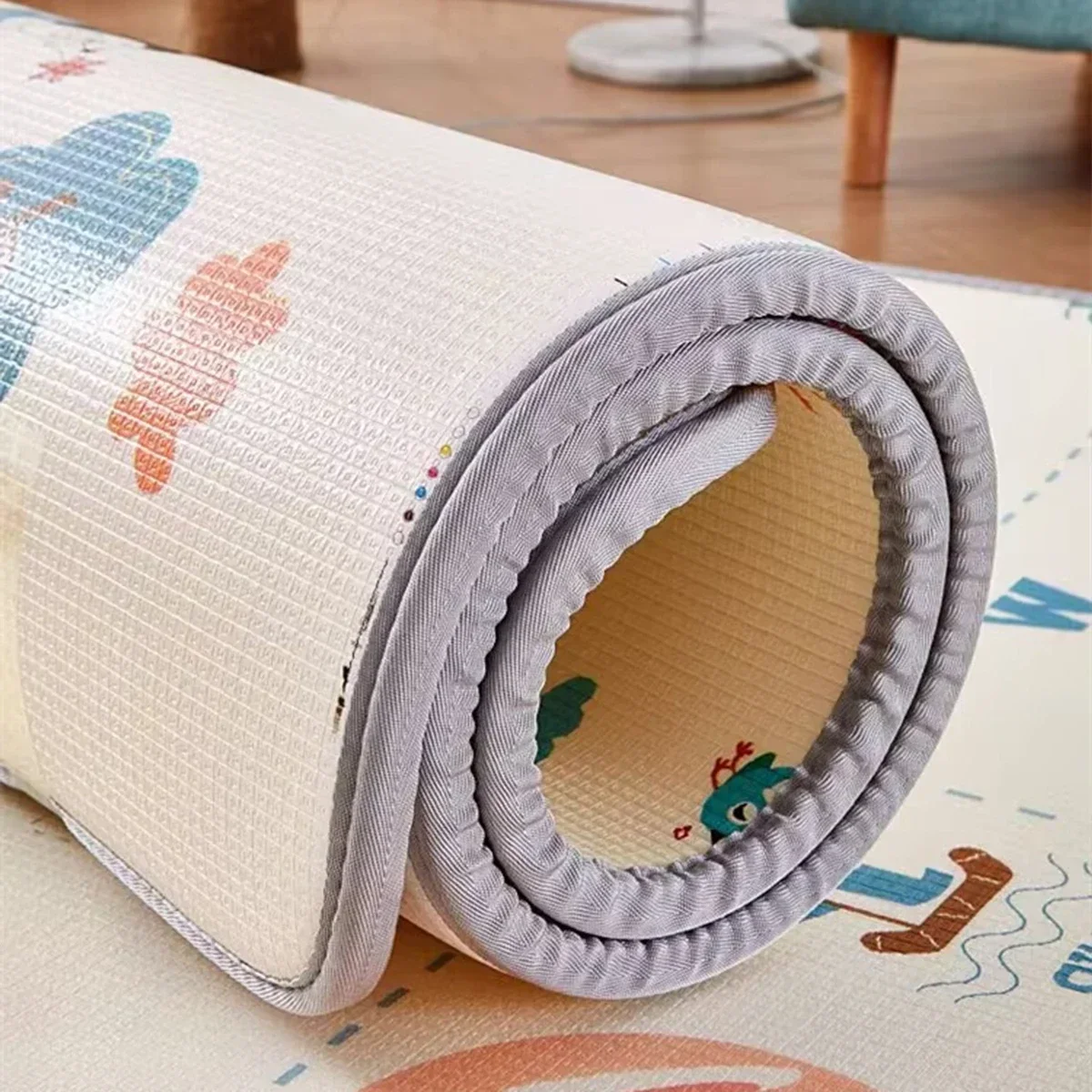 

200x180cm EPE Baby Activity Gym Baby Crawling Play Mats Folding Carpet Baby Game Mat for Children's Safety Mat Rug Non-toxic 1cm
