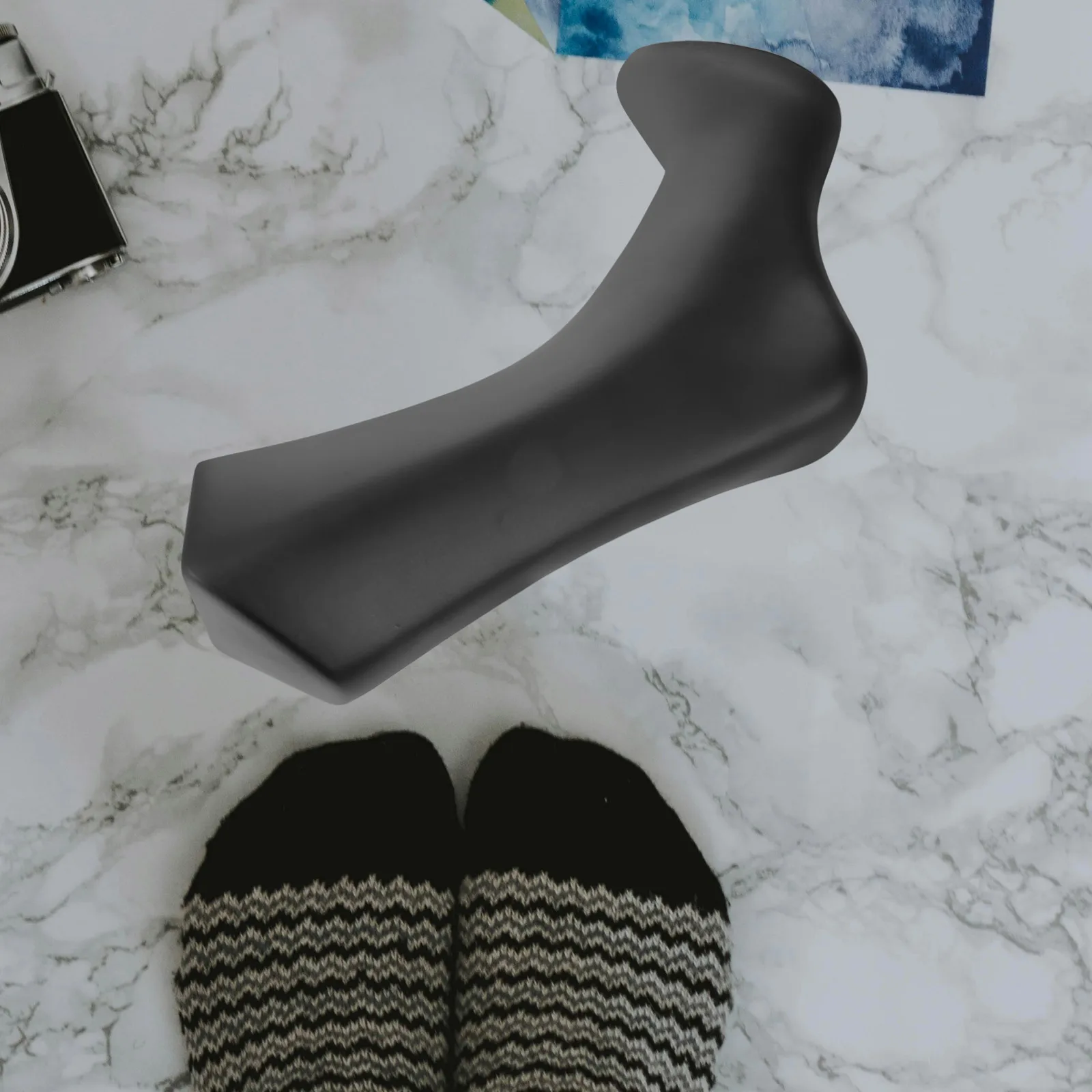 

Foot Mold Black Feet Shoes Display Stands Socks Model Mannequin Leg Stands Fake Feet Male Model Home Store Use