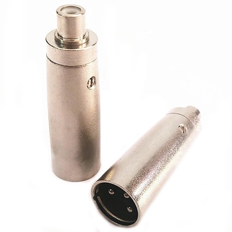 3 Pin XLR Plug Male to  Female Audio Adapter Connector Microphone Amplifier