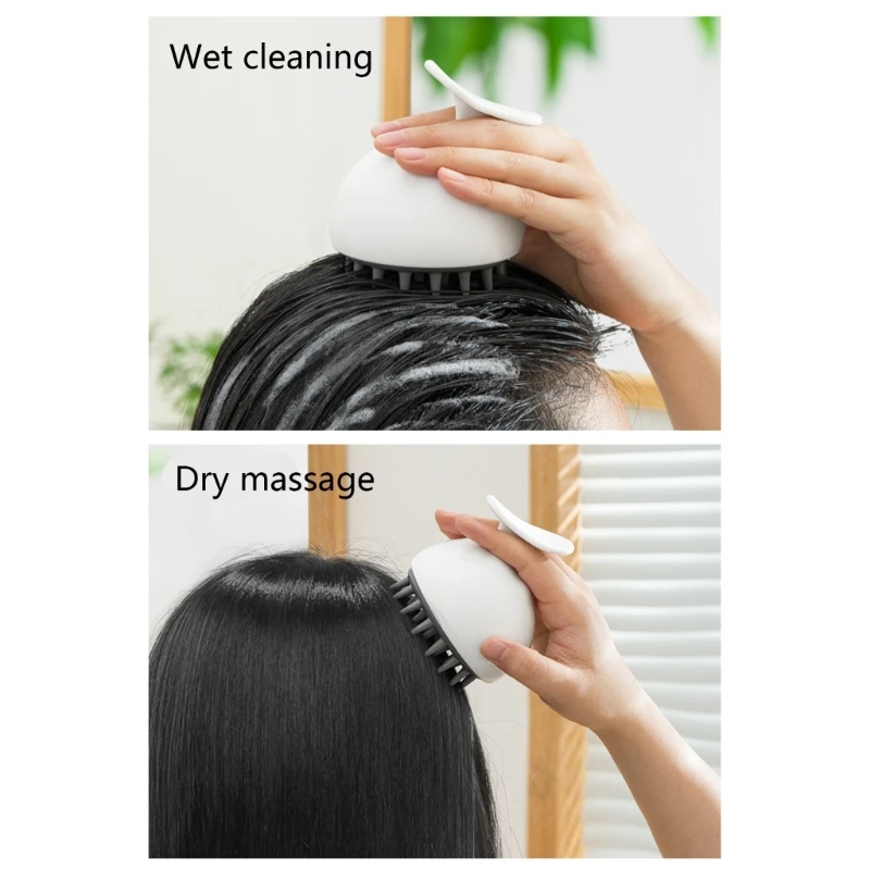 Sikat Kepala Tubuh Sikat Pijat Kulit Kepala Sikat Sampo Lembut Sisir Cuci Rambut Sikat Mandi Sikat Pijat SPA Mandi Pengiriman