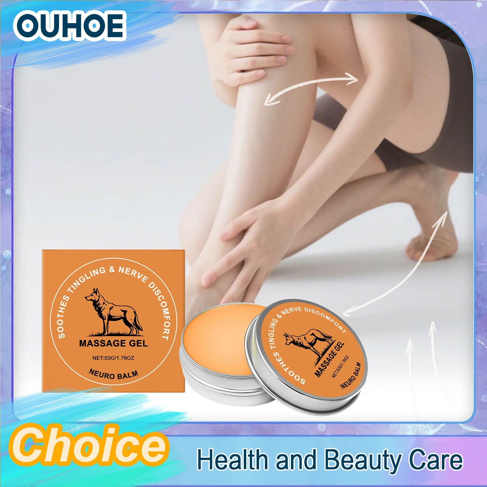

Joint Massage Soothing Balm Relief Nerve Knee Shoulder Discomfort Penetrate Non Greasy Sports Support Herbal Cooling Body Cream