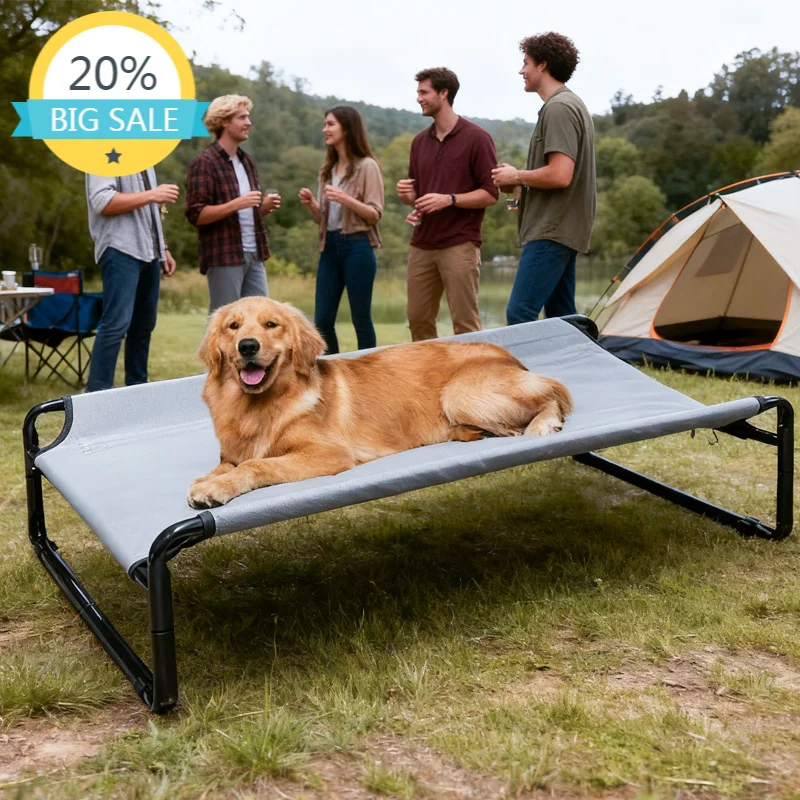 Waterproof Breathable Mesh Large Dog Bed Removable Cover For Indoor Pet Use