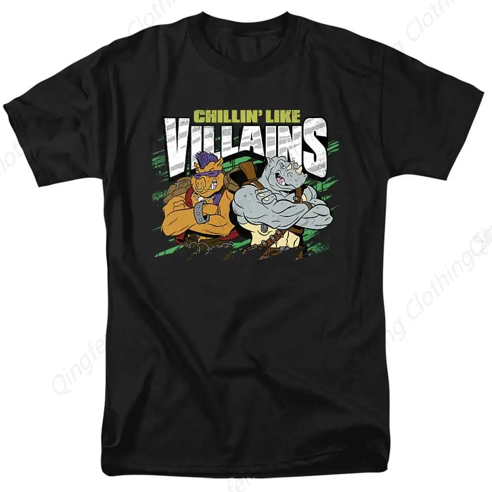 

Teenage Mutant Ninja Turtles Bebop Rocksteady Villains Unisex Adult T-Shirt