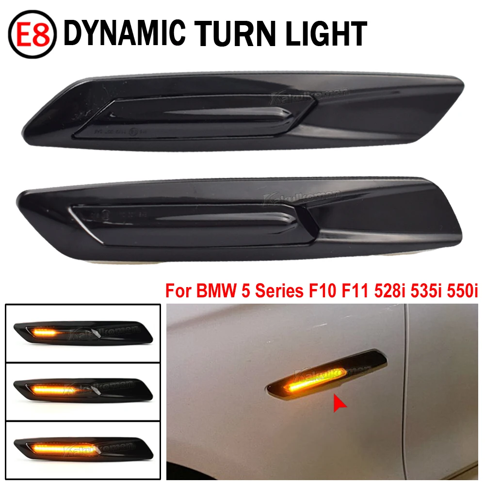 LED dynamische Seiten markierung leuchten sequentielle Blinker für BMW 5er F10 F11 528i 528ix 535i 535ix 550i 550ix Hybrid 5
