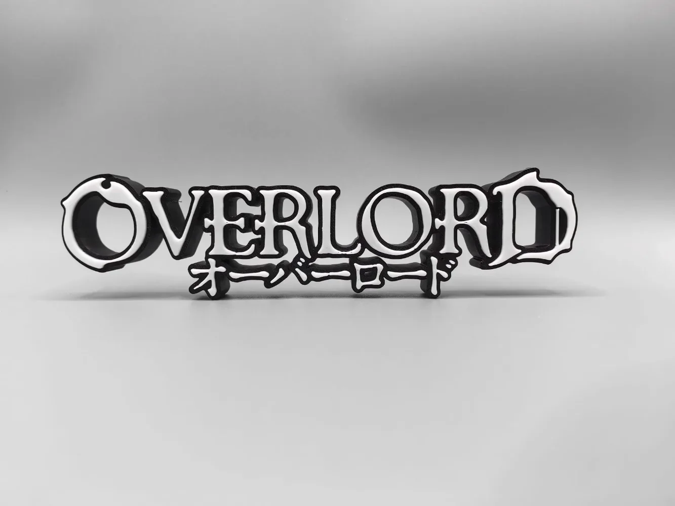 

Аниме OVERLORD 3d печатная модель куклы название рекламный щит для Albedo Ainz фигурка витрина реквизит косплей выставка орнамент игрушка
