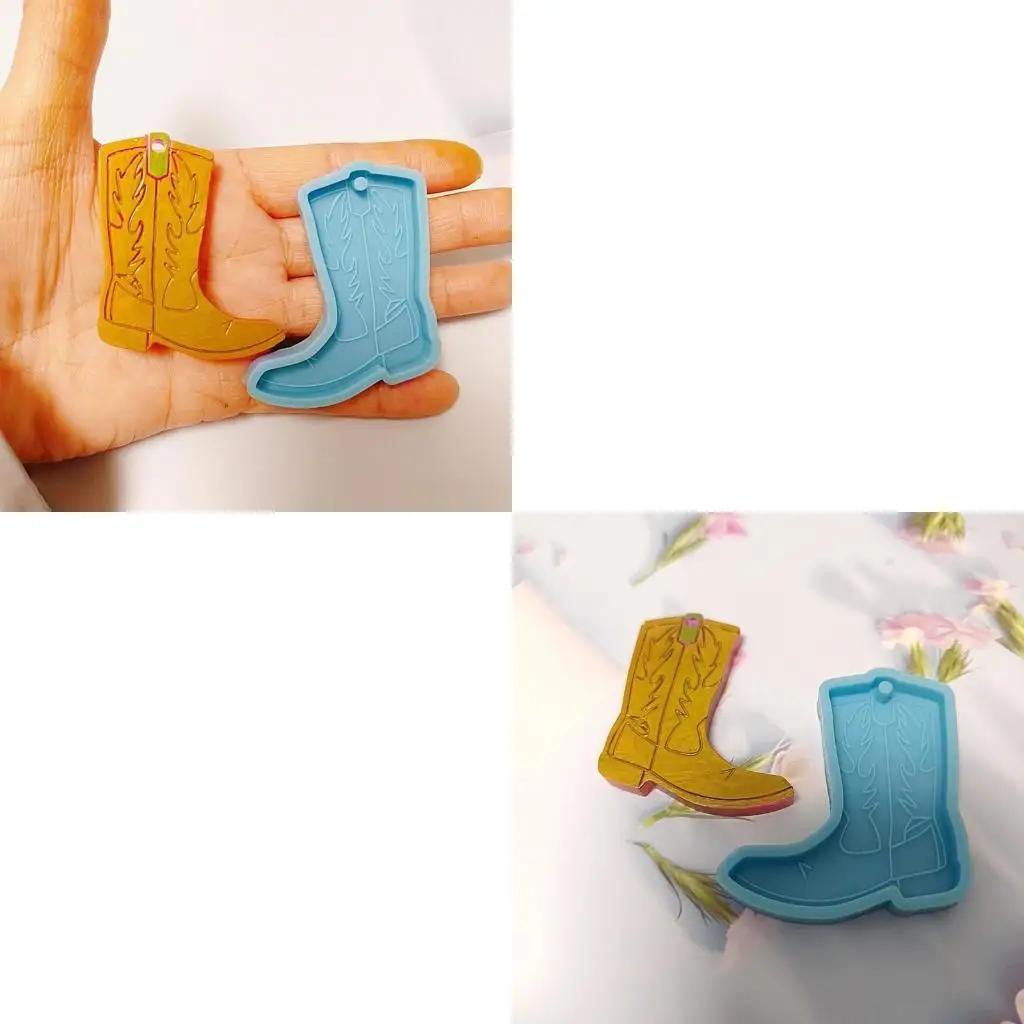 Блестящие-глянцевые-силиконовые-формы-из-смолы-форма-для-украшения-ковбойских-сапог-сделай-сам-брелок-кулон-ювелирные-формы