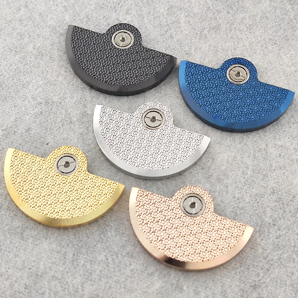 NH35 Oscillating Weight Rotors Precision Rhombus Particle Metal Rotors Compatible Fit NH35 NH36 38 4R Movement Replacement Parts