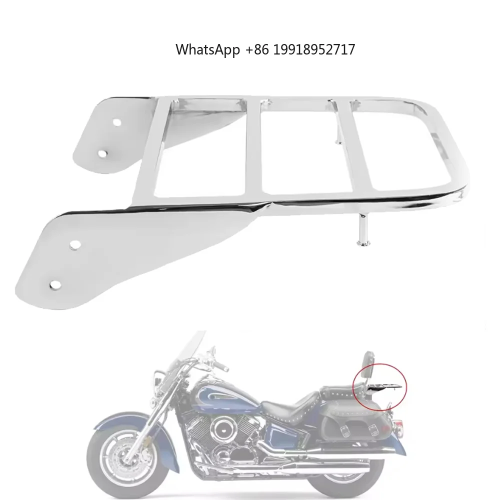 Motorcycle Rear Luggage Rack Shelf Fit For Yamaha V-Star 400 650 1998-2013 Classic Dragstar XVS 1100 2000-2013 Accessories - view 2