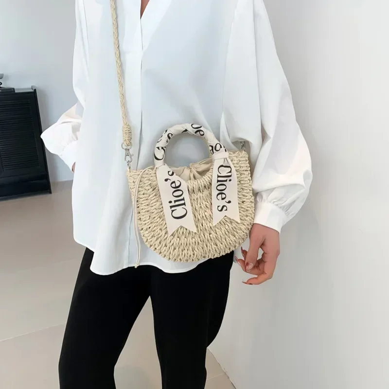 Holiday Straw Woven Bag Handbag Beach Purses and Handbags Crossbody Bags for Women Bags for Women